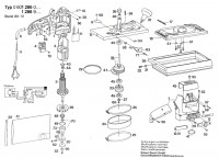 Bosch 0 601 286 901  Orbital Sander 110 V / Eu Spare Parts